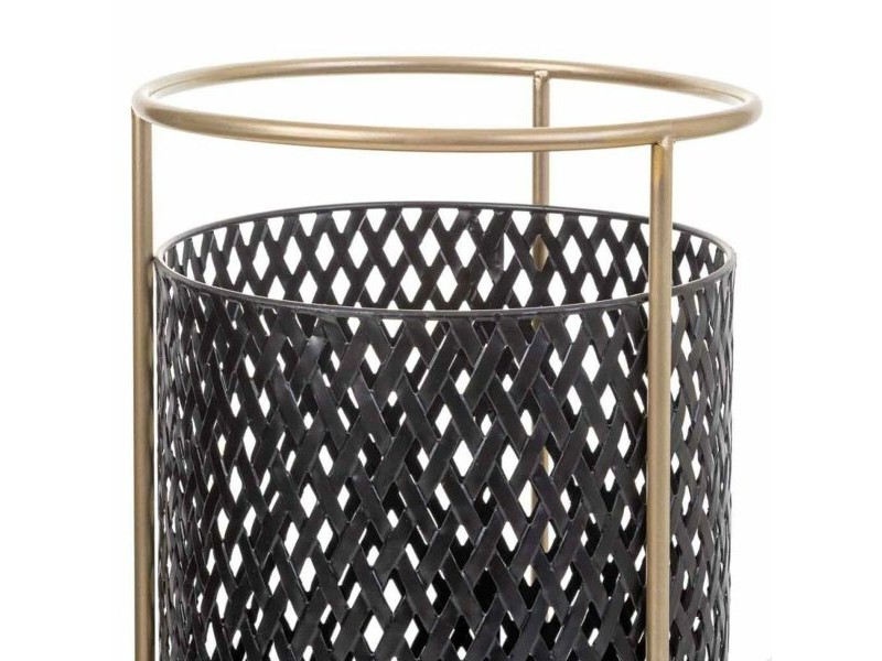 Комплект саксии Alexandra House Living Черен Метал Желязо 27 x 74 x 27 cm 3 Части