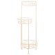 Поставка за Саксия Alexandra House Living Бял Метал Желязо 25 x 158 x 40 cm