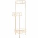 Поставка за Саксия Alexandra House Living Бял Метал Желязо 25 x 158 x 40 cm