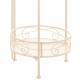 Поставка за Саксия Alexandra House Living Бял Метал Желязо 25 x 158 x 40 cm