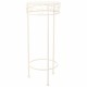 Поставка за Саксия Alexandra House Living Бял Метал Желязо 28 x 120 x 58 cm