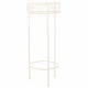 Поставка за Саксия Alexandra House Living Бял Метал Желязо 28 x 120 x 58 cm