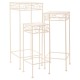 Поставка за Саксия Alexandra House Living Бял Метал Желязо 28 x 160 x 58 cm Поставка за Саксия Alexandra House Living Бял Метал Желязо 28 x 160 x 58 cm