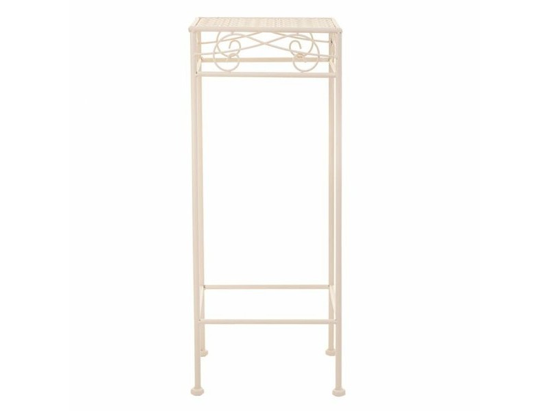 Поставка за Саксия Alexandra House Living Бял Метал Желязо 28 x 160 x 58 cm