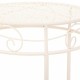 Поставка за Саксия Alexandra House Living Бял Метал Желязо 30 x 120 x 30 cm