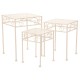 Поставка за Саксия Alexandra House Living Бял Метал Желязо 25 x 45 x 72 cm