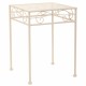 Поставка за Саксия Alexandra House Living Бял Метал Желязо 25 x 45 x 72 cm
