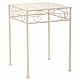 Поставка за Саксия Alexandra House Living Бял Метал Желязо 25 x 45 x 72 cm