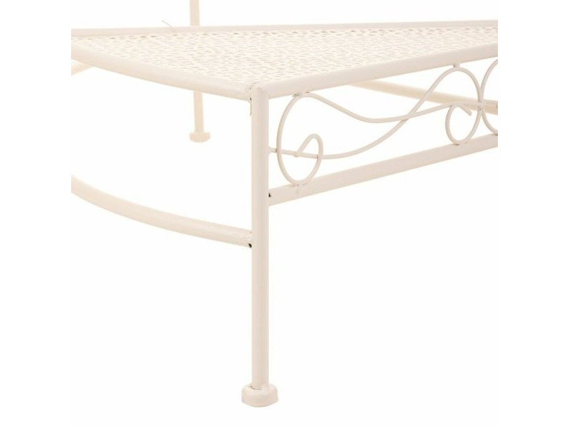 Поставка за Саксия Alexandra House Living Бял Метал Желязо 25 x 37 x 59 cm
