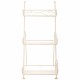 Поставка за Саксия Alexandra House Living Бял Метал Желязо 25 x 32 x 55 cm