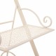 Поставка за Саксия Alexandra House Living Бял Метал Желязо 25 x 32 x 55 cm
