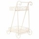 Поставка за Саксия Alexandra House Living Бял Метал Желязо 23 x 65 x 28 cm