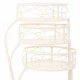 Поставка за Саксия Alexandra House Living Бял Метал Желязо 34 x 76 x 40 cm