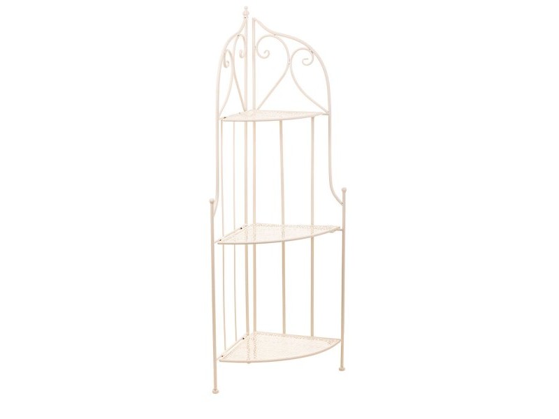 Ъглови Шкафове Alexandra House Living Бял Метал Желязо железен 30 x 38 x 30 cm
