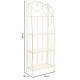 Лавица Alexandra House Living Бял Метал Желязо 28 x 70 x 28 cm