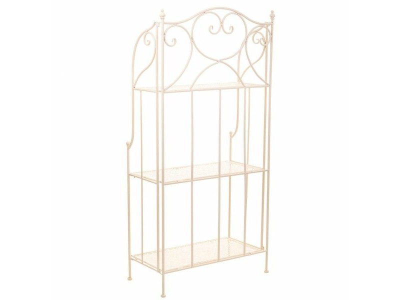 Лавица Alexandra House Living Бял Метал Желязо 30 x 70 x 30 cm