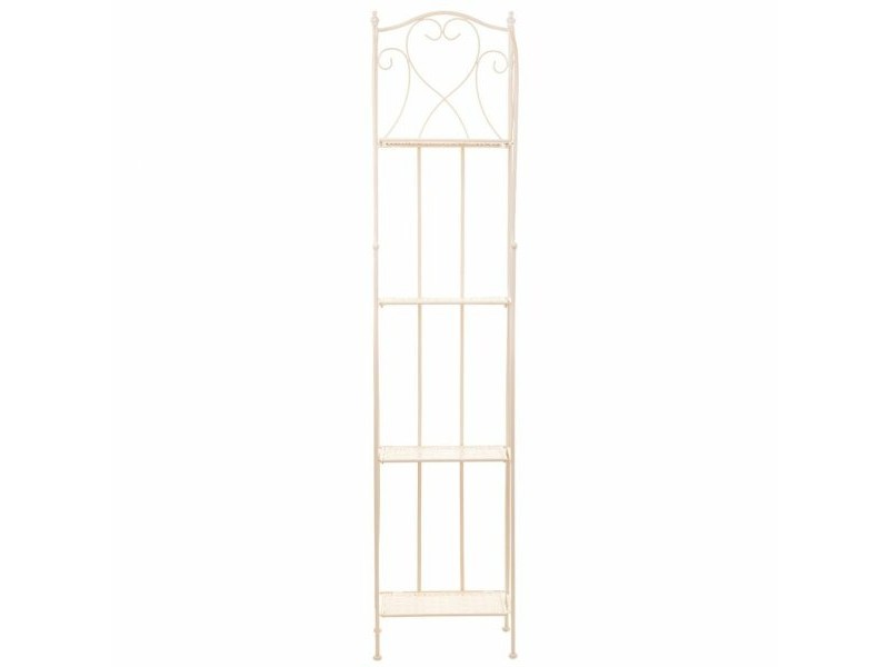 Лавица Alexandra House Living Бял Метал Желязо 25 x 90 x 30 cm