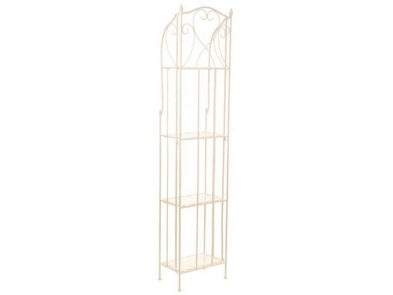 Лавица Alexandra House Living Бял Метал Желязо 25 x 90 x 30 cm