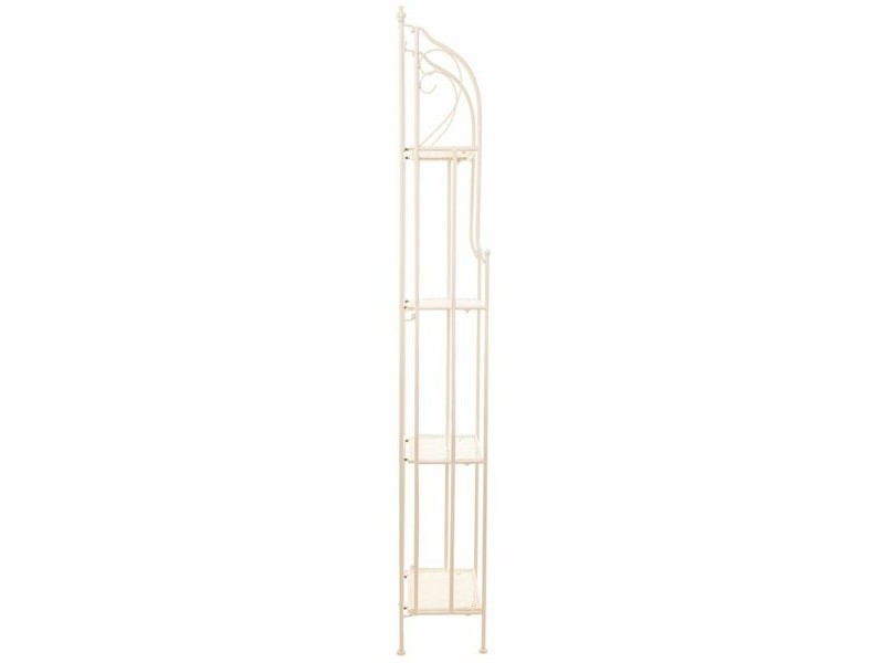 Лавица Alexandra House Living Бял Метал Желязо 25 x 90 x 30 cm