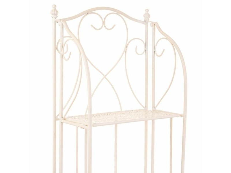 Лавица Alexandra House Living Бял Метал Желязо 25 x 90 x 30 cm