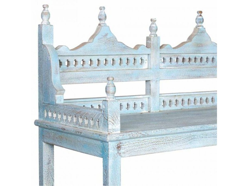 Лавица Alexandra House Living Син Дърво манго 40 x 166 x 90 cm