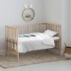 Комплект покривка за завивка Kids&Cotton Dayton Big Бял 100 x 120 cm