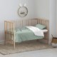 Комплект покривка за завивка Kids&Cotton Italo Big Мента 100 x 120 cm