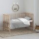 Комплект покривка за завивка Kids&Cotton Nadir Сив 100 x 120 cm