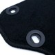 Комплект Постелки за Кола OCC Motorsport OCCHN0022 Черен 5 Части