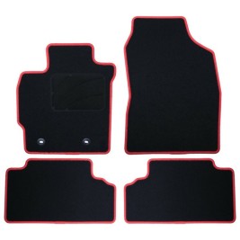 Комплект Постелки за Кола OCC Motorsport OCCTY0001RD Черен Toyota Auris (2007-2013) 5 Части