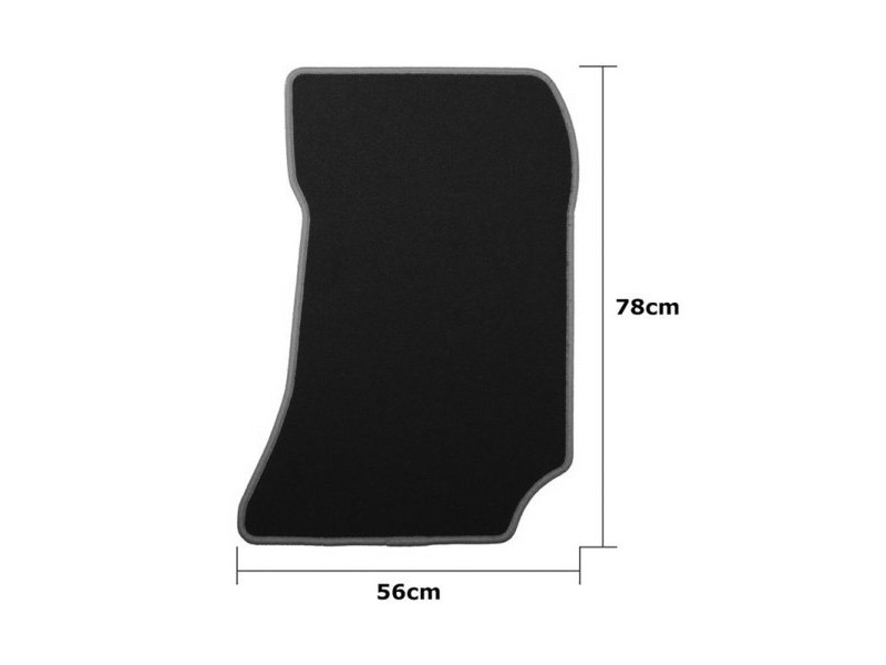Комплект Постелки за Кола OCC Motorsport OCCMC0089GD Черен Тъмно сив Mercedes X218 Cls Shooting Brake Кадифе 5 Части