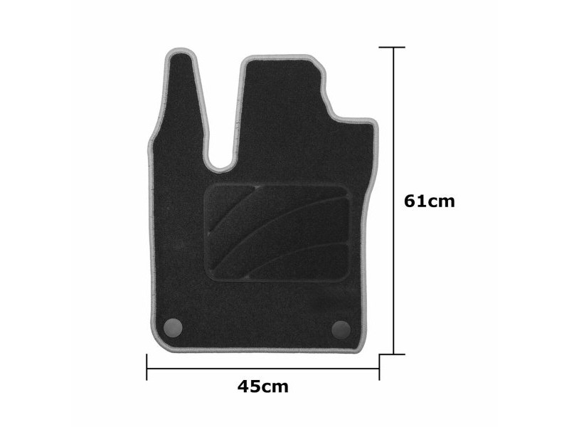 Комплект Постелки за Кола OCC Motorsport OCCRT0048YE RENAULT TWINGO 5 Части