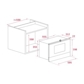 микровълновата фурна Teka ML 8220 BIS Сив 1200 W 22 L