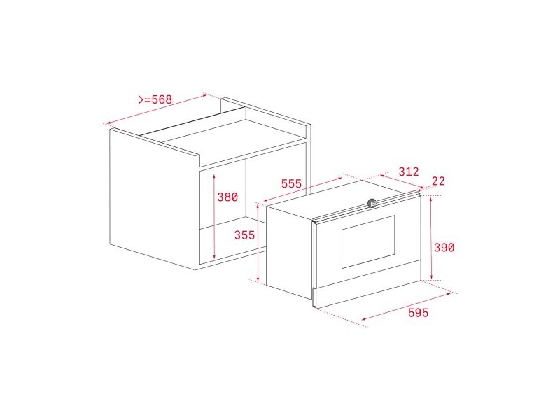 микровълновата фурна Teka ML 8220 BIS Сив 1200 W 22 L
