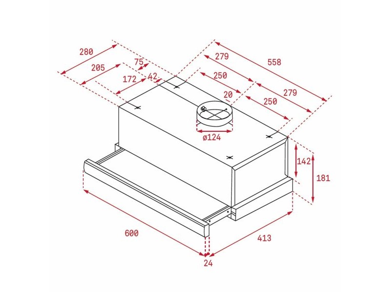 Конвенционален абсорбатор Teka TL6420.2WH Бял