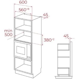 Микровълнова Фурна с Грил Teka MSEG825FI   25L 25 L