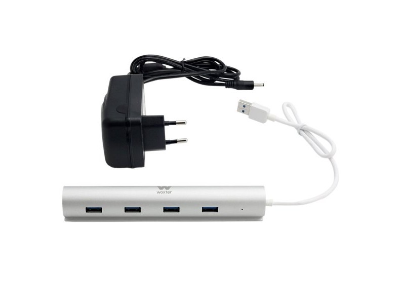 USB извод Woxter PE26-142 Бял Сребрист Алуминий (1 броя)