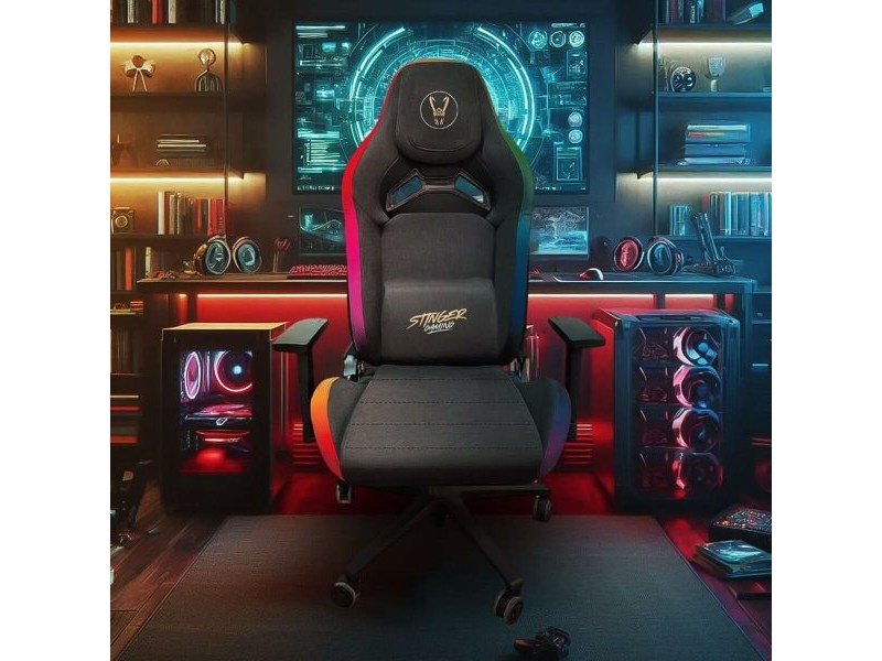 Стол за игри Woxter GM26-068 Черен RGB