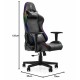 Стол за игри Woxter GM26-068 Черен RGB