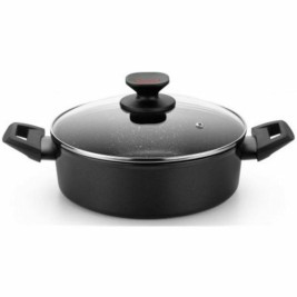 Касерола Monix TITAN ROCK Черен Ø 20 cm