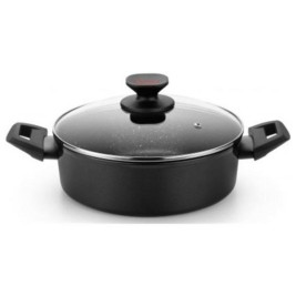 Касерола Monix TITAN ROCK Черен Ø 24 cm 1 L