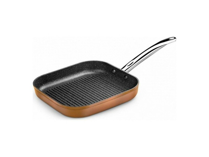 Оребрен Тиган за Печене Monix M740030 Grill 28 cm Закален алуминиум (4 Части) (4 броя) Оребрен Тиган за Печене Monix M740030 Grill 28 cm Закален алуминиум (4 Части) (4 броя)