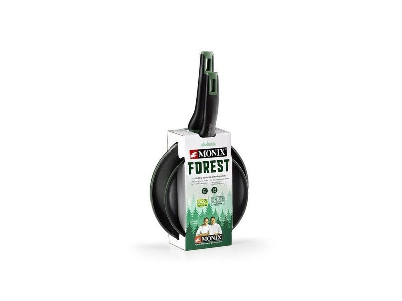 Комплект Тигани Monix FOREST M501235 Черен Алуминий