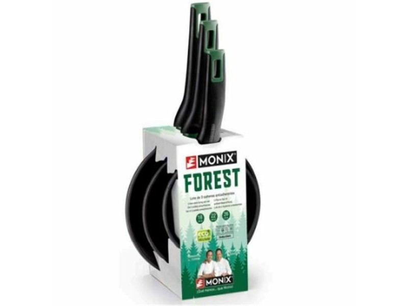 Комплект Тигани Monix FOREST M501236 Черен Алуминий