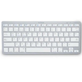 Клавиатура Nilox NXKB01S Бял Испанска Qwerty