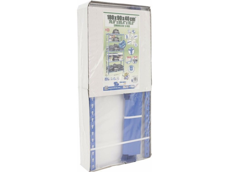 Лавица Simon Rack Simonclick 5/400 Метал 180 x 90 x 40 cm 5 Рафтове