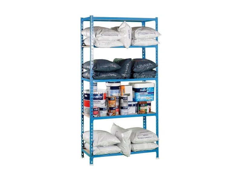 Лавица Simon Rack Maderclick Plus 5/500 750 kg Метал 5 Рафтове ПДЧ (200 x 100 x 50 cm)