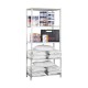 Лавица Simon Rack Maderclick 5/400 750 kg Метал Дървен 5 Рафтове ПДЧ (180 x 90 x 40 cm)