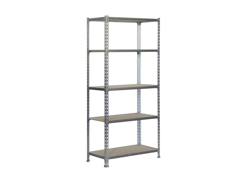 Лавица Simon Rack Maderclick 5/400 750 kg Метал Дървен 5 Рафтове ПДЧ (180 x 90 x 40 cm)