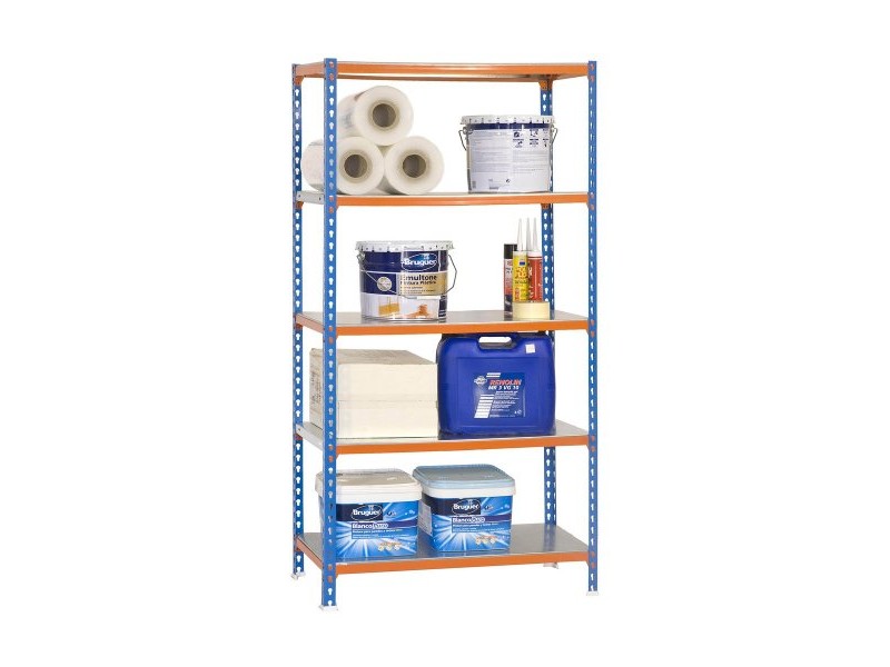 Лавица Simon Rack Simonclick Plus 5/500 900 kg Метал 5 Рафтове (200 x 100 x 50 cm)
